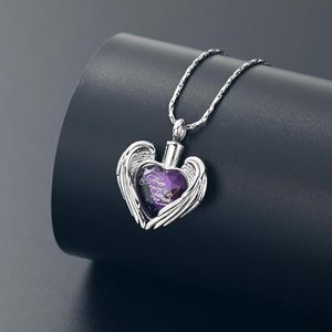 Collar de urna de cremación para cenizas, collares conmemorativos de corazón de acero inoxidable, soporte para cenizas para recuerdo humano, seres queridos, tamaño personalizado - Product Image 3