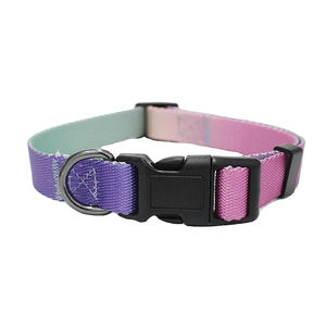 Best Quality Adjustable Nylon <b>Dog</b> <b>Collar</b> Custom Multi-Colors <b>Soft</b> Breathable Breakaway Feature Polyester Material Printed - Product Image 4