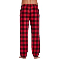 Nouveauté Pantalon en flanelle à carreaux personnalisé Pantalon de pyjama en flanelle brossée Vêtement de nuit Taille élastiquée, avec cordon de serrage réglable