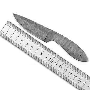 Hoja de cuchillo de patrón torcido de acero de Damasco hecha a mano personalizada de alta calidad, la mejor materia prima para cuchillos de Camping al aire libre - Product Image 2