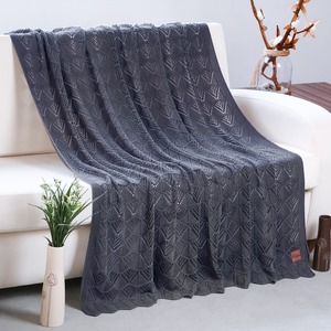 Manta de punto Dalisa Emily, ligera y transpirable para todas las estaciones para cama, sofá, sofá, viaje - Product Image 2