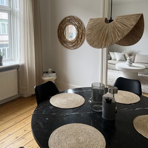 Miroir mural rond en rotin de style Coastel de grande taille, miroirs muraux encadrés en rotin uniques élégants pour la décoration intérieure de l'hôtel - Product Image 4