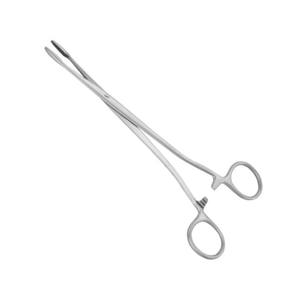 Pinzas Quirúrgicas Rectas Duplay de 26 cm, Juego de Instrumentos de Accionamiento Manual, Función de Sujeción de Esponjas, Acero Inoxidable 410, Plateado+Dorado - Product Image 3