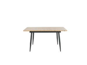Table à manger en bois extensible moderne avec pieds en métal - Table de cuisine rectangulaire gain de place (6-8 places) - Série Korwex - Product Image 3