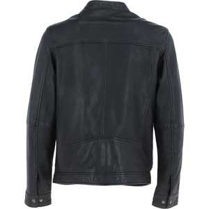 Venta al por mayor de Otoño Invierno de los hombres de moda de la chaqueta de bombardero Delgado Moto de lona impermeable a prueba de viento Chaquetas - Product Image 6