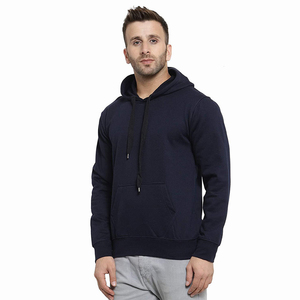 Meilleure qualité 350 GSM sweat à capuche d'hiver Street Wear pull noir couleur sweat adulte hommes sweats à capuche unis avec Service OEM - Product Image 5
