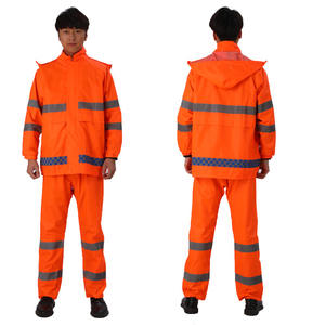 Traje de lluvia impermeable de primera calidad con tela transpirable a prueba de viento y cintura ajustable para protección contra el clima y comodidad - Product Image 2