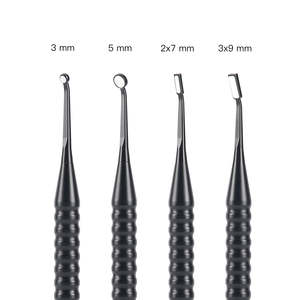ชุดกระจกตรวจฟัน 4 ขนาด แบบฆ่าเชื้อได้ ผลิตจากเหล็กกล้า สำหรับทันตแพทย์ - Product Image 3