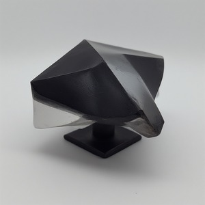 Premium <b>Black</b> Finished Uneven Shape Aluminum <b>Door</b> <b>Knob</b> Handcrafted Detailing European Design for Hotel Apartment Decorative - Product Image 5