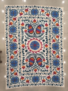 Xu Hướng 100% Cotton Vịt Màu Sáng Truyền Thống Aari Thêu Phulkari Handmade Ném Cho Khăn Trải Giường Và Bảng Bìa - Product Image 3