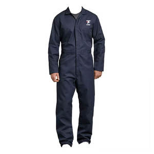 Vente en gros de vêtements de travail de sécurité en cuir de haute qualité pour hommes combinaison de protection avec fermeture éclair complète vêtements de travail OEM - Product Image 2