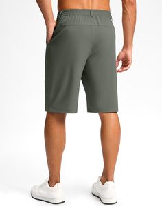 กางเกงขาสั้นลำลองสำหรับผู้ชายกางเกงขาสั้นเล่นกอล์ฟน้ำหนักเบากางเกงขาสั้นระบายอากาศแห้งเร็วมี3กระเป๋า - Product Image 6