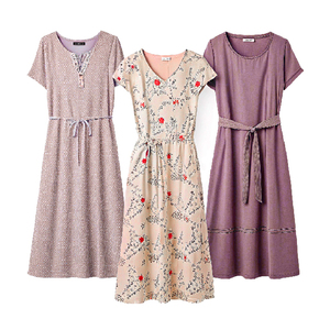 Cómodo vestido informal de verano para mujer diseñado con tendencias de moda modernas, ligero, estilo versátil y uso diario - Product Image 4