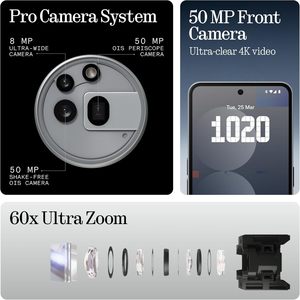 Téléphone 2025 3A Pro 5G Octa Core Android 15 Smartphone 6.7" FHD+ AMOLED 120Hz 32MP Caméra Frontale 60x Zoom Snapdragon 700 - Product Image 4