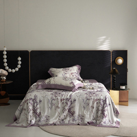 Sndon Luxury 300TC Eucalyptus tissu lyocell draps de lit tencel ensemble de literie linge de lit