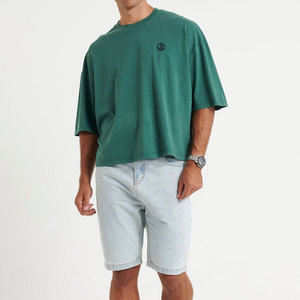 T-shirt surdimensionné pour l'été, t-shirt personnalisé avec logo sur mesure, t-shirt surdimensionné à marque privée en vente - Product Image 6