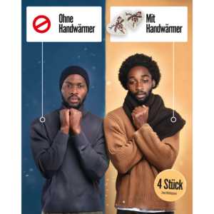 Calentadores de Manos y Pies con Forma de Reno de Didi, Juego de 4 - Product Image 3