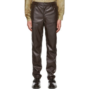 New Style Leather Hip Hop Pants Genuine Leather <b>Men</b> Pants Solid High Quality Pakistan Made 2024 Leather Pant <b>Men</b> Wholesale Rate - Product Image 5