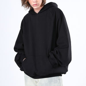 Sweat à capuche délavé vintage épais et surdimensionné French Terry Hoodies 100% Cotton Washed Hoodie - Product Image 2