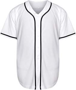 Camiseta de Béisbol Personalizada de Alta Calidad con Rayas Sublimadas de Poliéster para Hombre, Uniforme de Béisbol y Sóftbol al por Mayor - Product Image 1