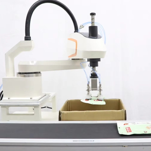 Scara robot nhỏ tải 6kg cánh tay 0.6 <span class=keywords><strong>m</strong></span> Robot bốn Trục để chọn và đặt các ứng dụng - Product Image 1