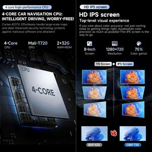 BELOAUTO 8'' 2DIN Android 12.0 Autoradio intégré avec GPS, lien miroir, amplificateur, écran IPS, CarPlay/Android Auto, VW Golf Passat Seat - Product Image 4