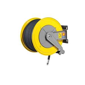 Enrouleur de tuyau d'huile fixe Meclube Mod. F 560 160 Bar avec tuyau en caoutchouc de 30 m 1'' - Product Image 1