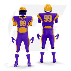 2024 uniformes de fútbol americano sublimados con estilo, camisetas de fútbol americano totalmente personalizadas - Product Image 1