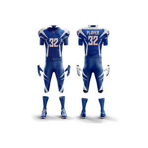 Uniforme de Fútbol Americano Personalizable de Estilo Único con Diseño de Manga Corta Transpirable de Talla Grande para Hombre - Product Image 1