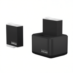 Cargador Doble para Batería de Cámara Deportiva GoPro Enduro Black ADDBD 211 VE para Cámaras de Caza - Product Image 3