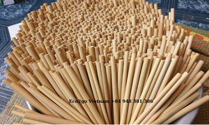 ¡Venta al por mayor logotipo personalizado 2024! Pajitas de bambú/Bolsas de pajitas de bambú en Vietnam - Product Image 2