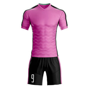 Kit d'uniformes de football d'équipe de maillot de club de polyester respirant sublimé personnalisé ensemble de couleurs vertes coupe ajustée - Product Image 3