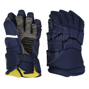Gants de crosse personnalisables de haute qualité en cuir respirant avec poignées Prix - Product Image 1