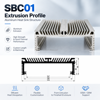 Boîtier en aluminium sans ventilateur personnalisé pour ordinateur industriel embarqué, carte mère SBC, OEM ODM SBC01