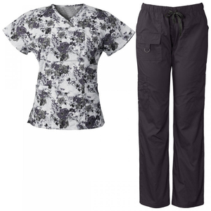 Casual Style Men's <b>Hospital</b> <b>Scrubs</b> Uniform Sets Quick Drying Smell Proof Digital Print Spandex/Polyester Spring/Summer/Autumn - Product Image 2