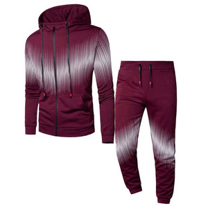 Survêtement 2 pièces d'automne à fermeture éclair de marque privée de haute qualité, survêtement d'automne à sublimation personnalisée pour hommes, service OEM personnalisé, nouveauté 2024 - Product Image 3