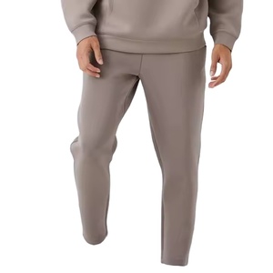 Conjunto de chándal de 2 piezas para hombre Sport-Ready Chaqueta con cremallera y joggers para entrenamiento de gimnasia y uso al aire libre Patrón sólido - Product Image 2