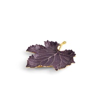 Plat de service en aluminium coulé de couleur violette Vaisselle et vaisselle de vente chaude disponibles à un prix abordable et raisonnable