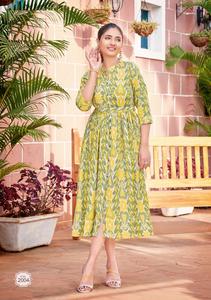 Haut imprimé en rayonne brodée avec travail manuel Vente en ligne de vêtements indiens et pakistanais - Product Image 3