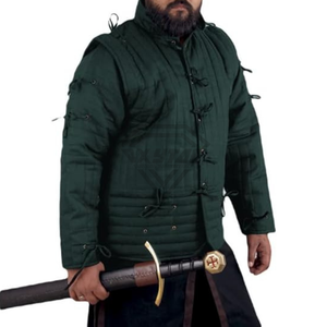 Vestes HEMA de haute qualité OEM ODM Escrime de protection Fabricant de vêtements d'arts martiaux de style gambeson Vestes Hema du Pakistan - Product Image 2