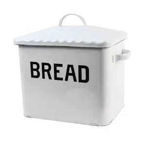 Bread Box New Rectangle Shape Bread Box and Bins for Kitchen <b>Accessories</b> Hot Selling Product in Blue Color in Wholesale Price - Product Image 2