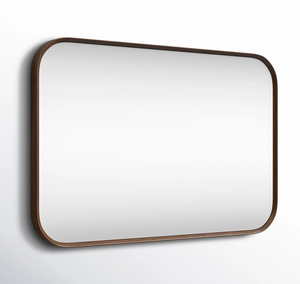 Espejo Rectangular con Marco de Madera para Decoración del Hogar, Dormitorio y Sala de Estar, para Uso en Apartamentos o Bar Mitzvah - Product Image 3