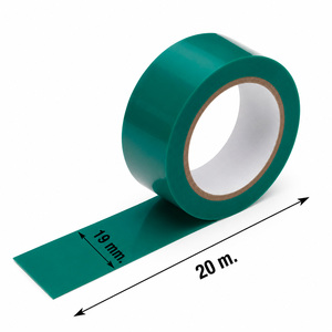 Cinta Aislante 20 m x 19 mm. Verde. Para uso doméstico. - Product Image 2