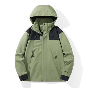 New Arrival Unisex Soft Shell <b>Jackets</b> Waterproof Solid Color Long Sleeve Full Zipper Customized <b>Men's</b> Casual <b>Jackets</b> <b>Men</b> - Product Image 4