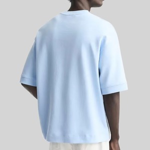 Camiseta de manga corta para hombre, informal, de secado rápido, transpirable, ecológica, mezcla de poliéster y algodón, ropa cómoda de verano para parejas - Product Image 2