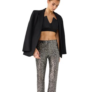 Pantalons décontractés élégants pour femmes, taille haute, confortables, respirants, en toile, taille XL, pour le travail - Product Image 1