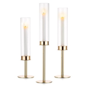 Vente chaude Look attrayant bougeoir Style européen bougeoir pour l'église fête de mariage intérieur maison - Product Image 5