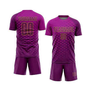 Uniforme de fútbol personalizado para hombres, nuevo estilo, camiseta de fútbol impresa por sublimación con logotipo, suministro de servicio OEM - Product Image 3