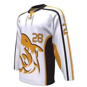 Nuevo Popular Plain Ice Hockey Jersey Mejor calidad Nuevo diseño Juventud Custom Made Hockey Jersey nueva llegada - Product Image 4
