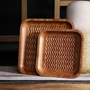 Bandeja Decorativa Redonda para Cocina, Bandeja de Madera de Mango Rústica Más Vendida, Nuevo Diseño, Bandeja para Café - Product Image 5